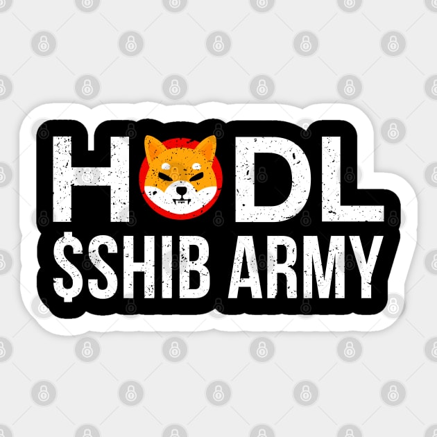 HODL SHIBA INU Coin Sticker by stuffbyjlim